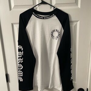 Black and White Chrome Hearts Long Sleeve